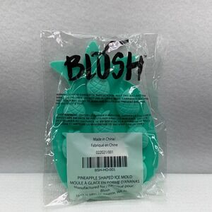 Blush Pineapple Ice Mold Tray Silicone Novelty Kitchen Barware Fun Summer‎